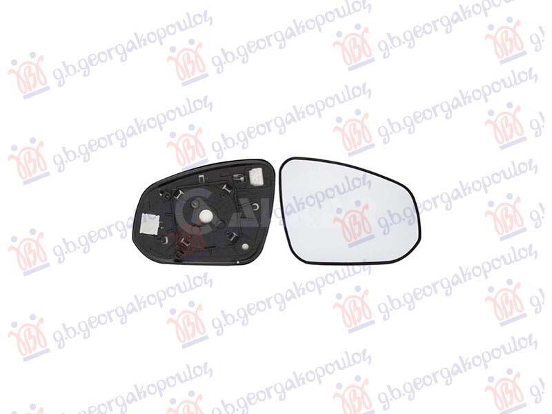 ΚΡΥΣΤΑΛΛΟ ΚΑΘΡΕΦΤΗ ΘΕΡΜΑΙΝΟΜΕΝΟ (2 PIN) (CONVEX GLASS)