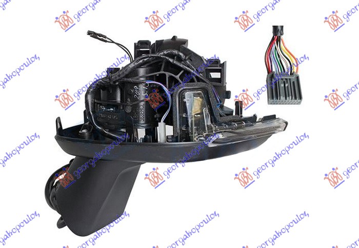 DOOR MIRROR ELECTRICAL HEATED FOLDABLE (ONLY BODY) 7 PIN (W/SIDE LAMP) (A QUALITY)