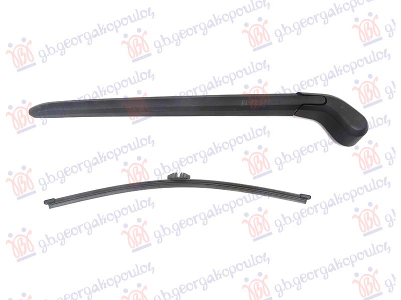 ΥΑΛΟΚΑΘΑΡΙΣΤΗΡΑΣ ΠΙΣΩ ΜΕ ΜΠΡΑΤΣΟ 365mm