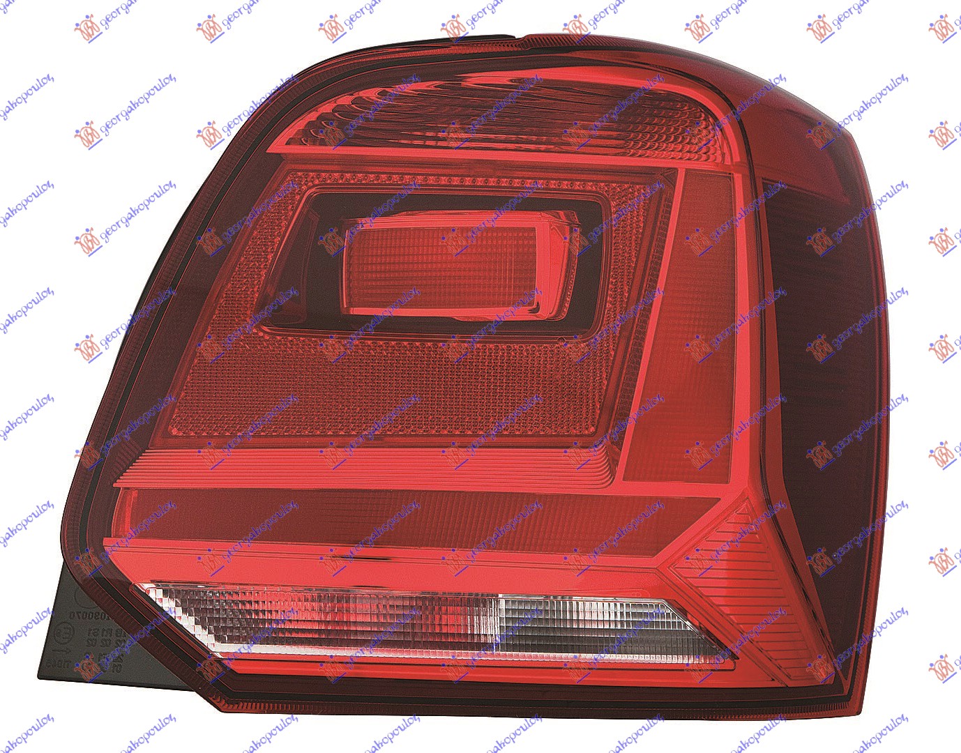 TAIL LAMP (BLACK RECTANGLES) (E) (TYC)