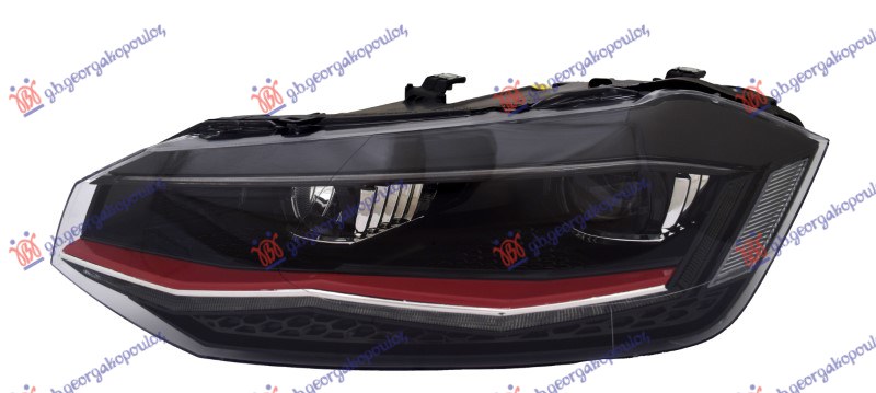 ΦΑΝΟΣ ΕΜΠΡΟΣ LED (ΜΕ ΚΟΚΚΙΝΟ ΔΙΑΚΟΣΜΗΤΙΚΟ) (GTI) (VALEO)