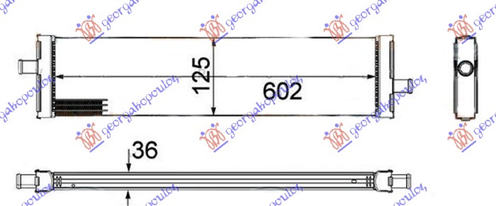 ΨΥΓΕΙΟ ΒΟΗΘΗΤΙΚΟ 3.0 TSi ΒΕΝΖΙΝΗ/ΥΒΡΙΔΙΚΟ (500x120x26)