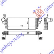 RAD.INT. 2,0i-16V TFSi-2,0BiTDi(715x215x