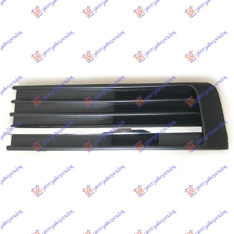 FRONT BUMPER GRILLE (MULTIVAN) (COMPLETE W/CHROME MOULDING)