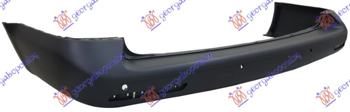 REAR BUMPER MAT-BLACK (W/PDS) (TWIN GATE)