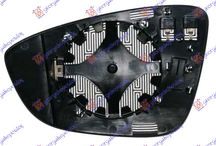 DOOR MIRROR GLASS HEATED (CONVEX GLASS)