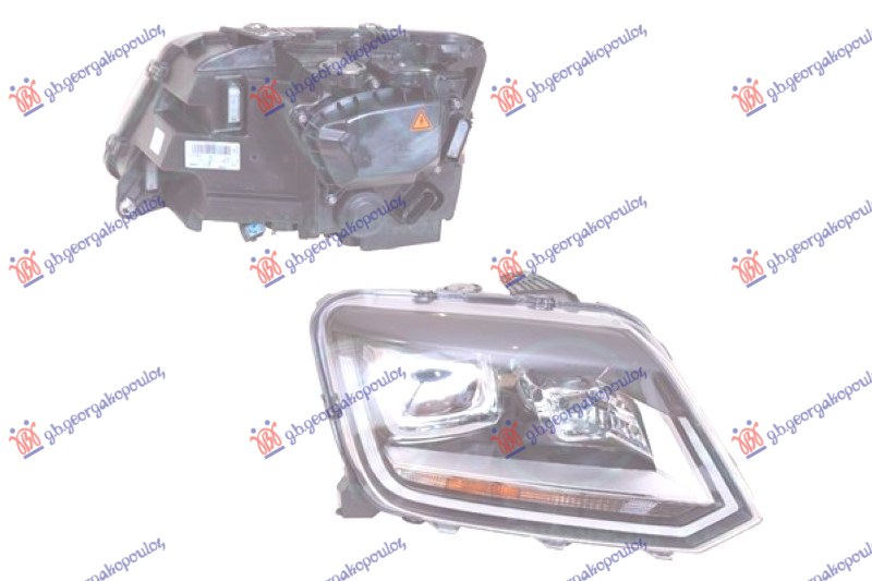 ΦΑΝΟΣ ΕΜΠΡΟΣ Bi XENON ΕΞΥΠΝΟ ΜΕ ΦΩΣ ΗΜΕΡΑΣ LED 12- (VALEO)