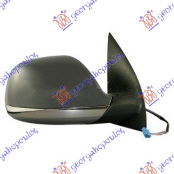 DOOR MIRROR ELECT. HEATED PRIMED (CHROME BASE) (A QUALITY)  (CONVEX GLASS)