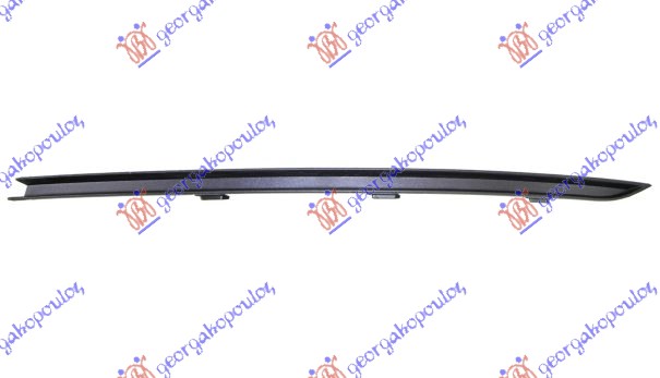 FRONT BUMPER SIDE MOULDING BLACK