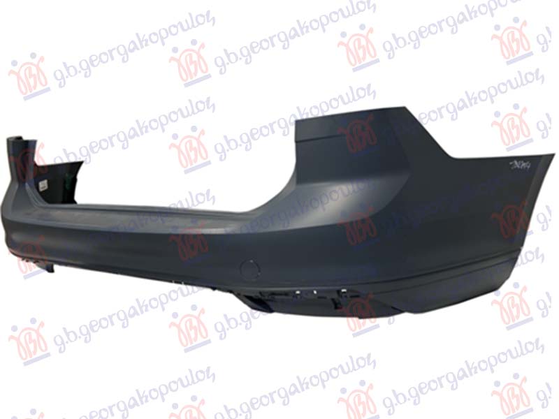 REAR BUMPER PRIMED (S.W.) (W/CUTTING MARKS FOR PDC) (A QUALITY)