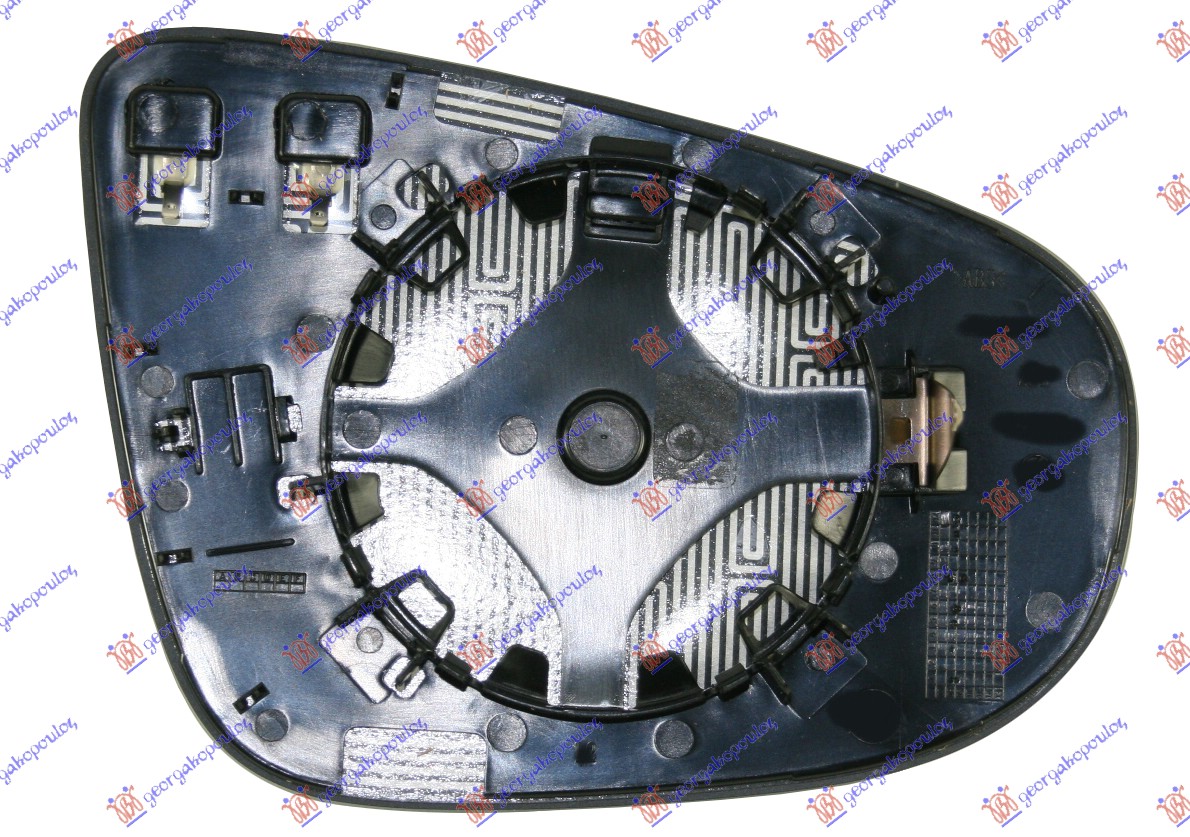 DOOR MIRROR GLASS HEATED (ASPHERICAL GLASS)