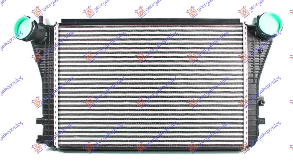 ΨΥΓΕΙΟ INΤERCOOLER ΒΕΝZINH-ΠΕΤΡΕΛΑΙΟ (615x405x32) (Φ70)