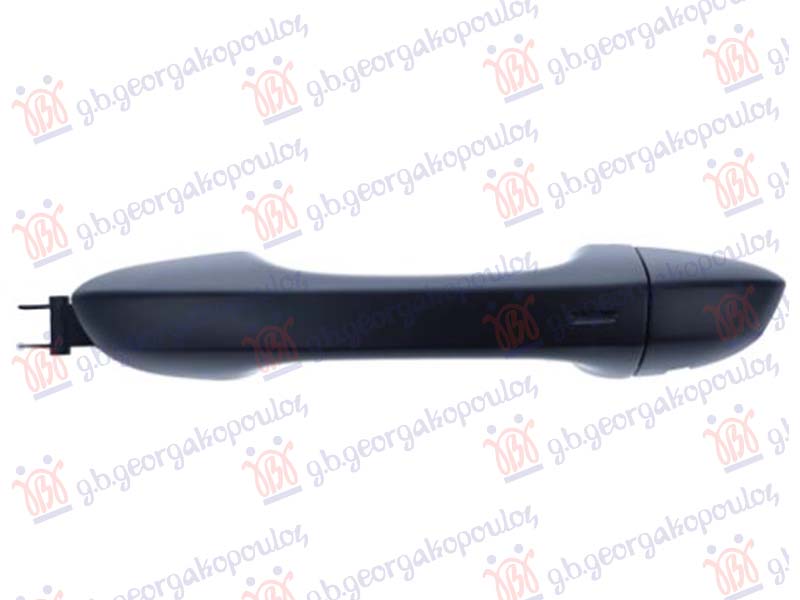 DOOR HANDLE FRONT-REAR OUTER BLACK