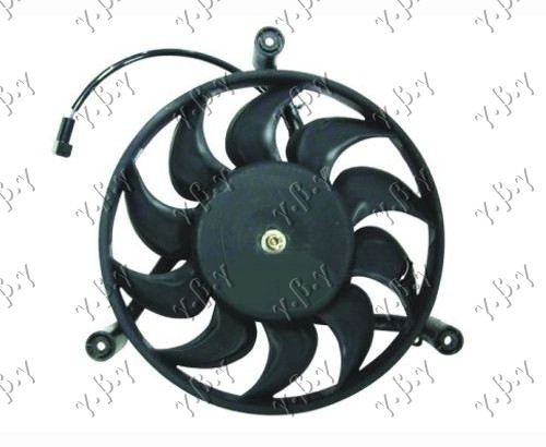 ΒΕΝΤΙΛΑΤΕΡ A/C (ΜΟΤΕΡ+ΦΤΕΡΩΤΗ) (2pin) (280mm) (ΤΕΤΡΑΓΩΝΗ ΦΙΣΑ) (ΜΕ ΚΑΛΩΔΙΟ)