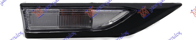 SIDE LAMP W/BLACK FRAME