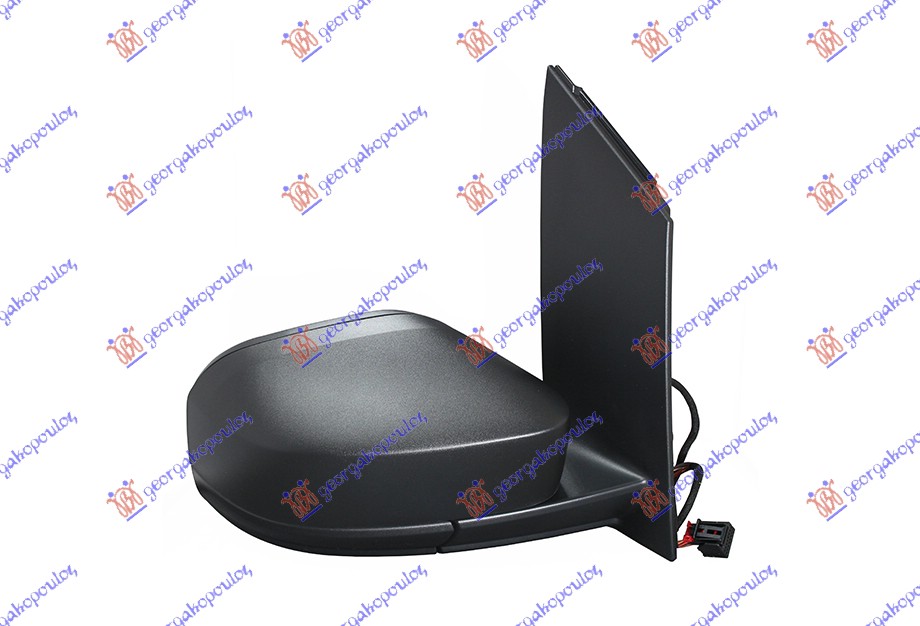 DOOR MIRROR ELECTRICAL HEATED FOLDABLE PRIMED (SHORT ARM) (A QUALITY) (CONVEX GLASS)