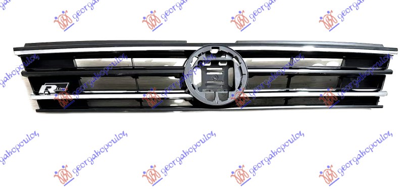 GRILLE (4 CHROME MOULDINGS) (R-LINE)