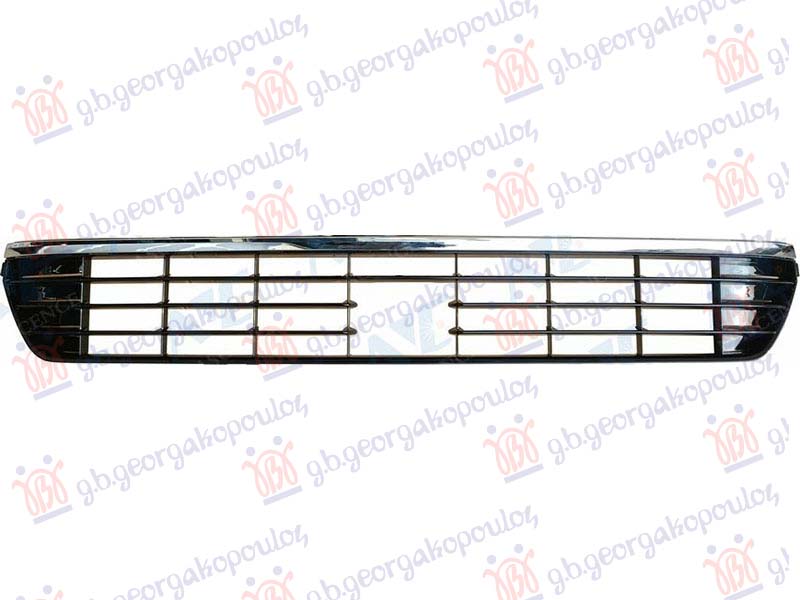 FRONT BUMPER GRILLE (e-GOLF) (W/ACC HOLE) (W/CHROME MOULDING)