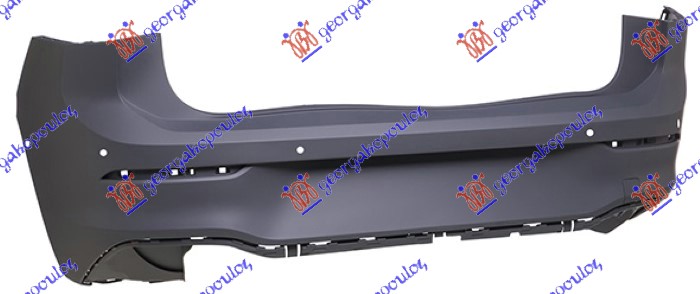 REAR BUMPER PRIMED (W/PDC) (EUROPE)