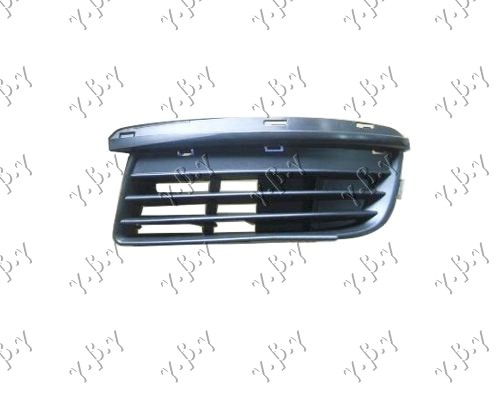 FRONT BUMPER SIDE GRILLE (ASSY W/CHROME MOULDING) (W/O F.L. HOLE)