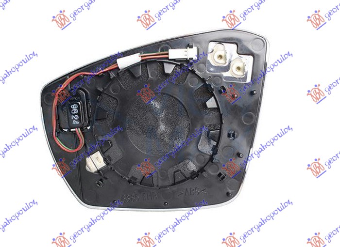 DOOR MIRROR GLASS HEATED (W/BLIS) (CONVEX GLASS)
